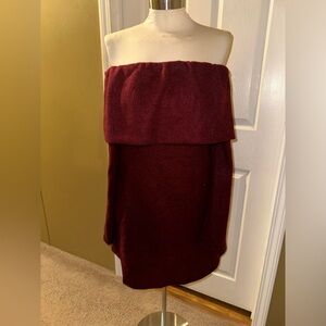 NWT off the shoulder red sweater dress